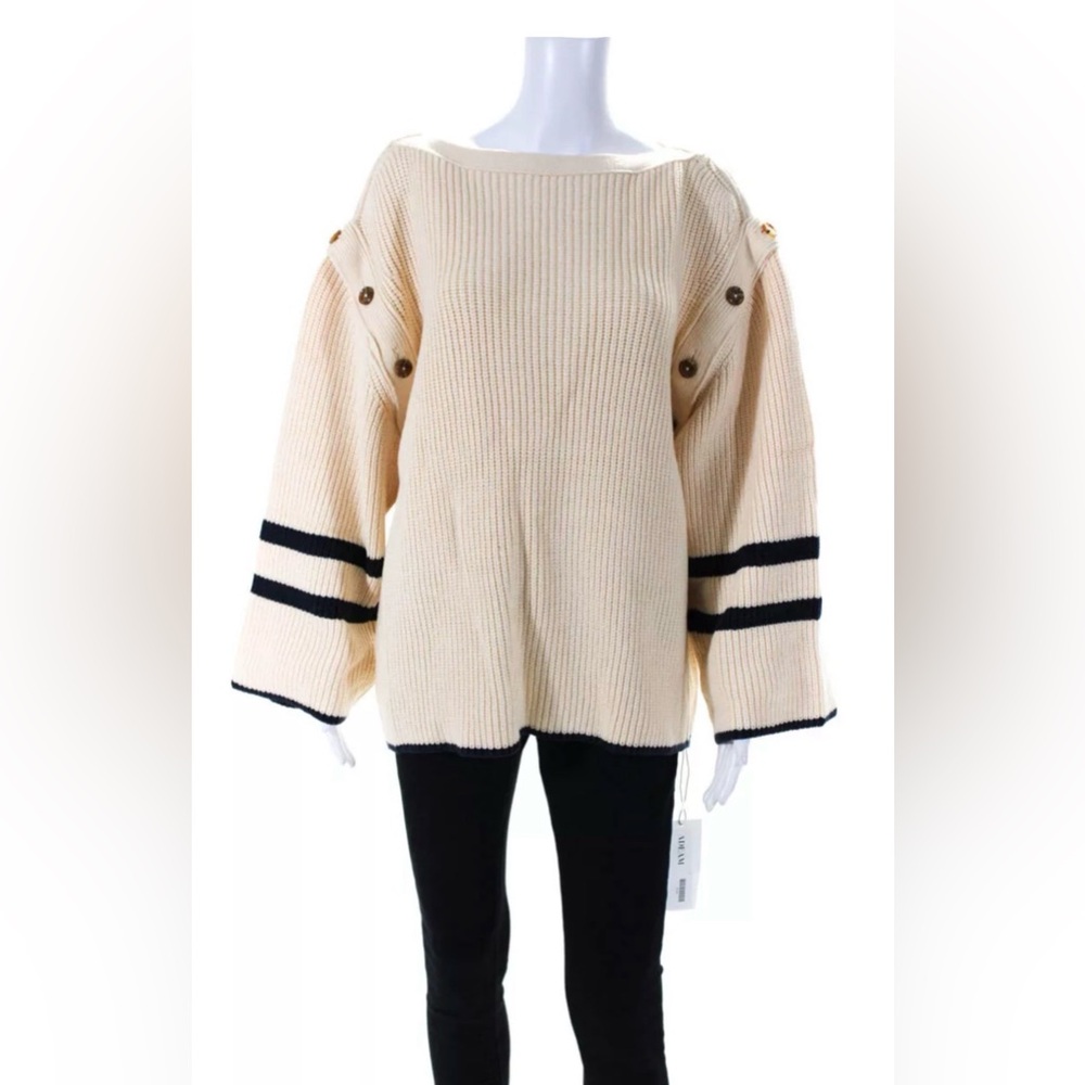 NWT ADEAM chunky oyster sweater women’s Large - Picture 2 of 6